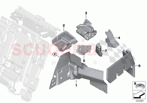 Part Diagram for Rolls Royce 51487494993