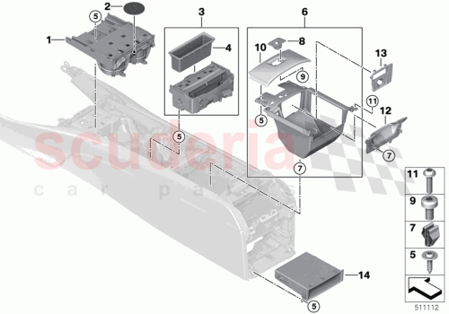 Part Diagram for Rolls Royce 51166996696