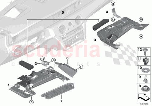 Part Diagram for Rolls Royce 51459475443
