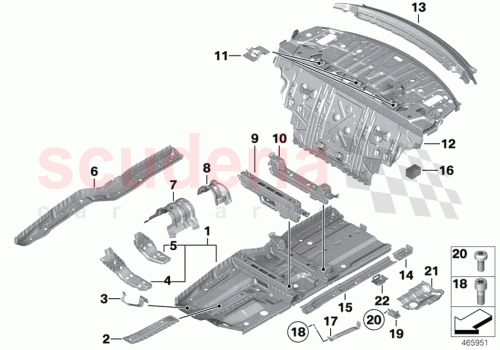 Part Diagram for Rolls Royce 41107134418