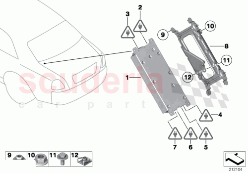 Part Diagram for Rolls Royce 84109231092
