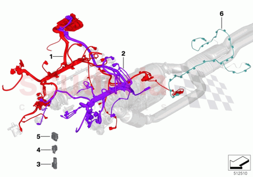 Part Diagram for Rolls Royce 12517639013