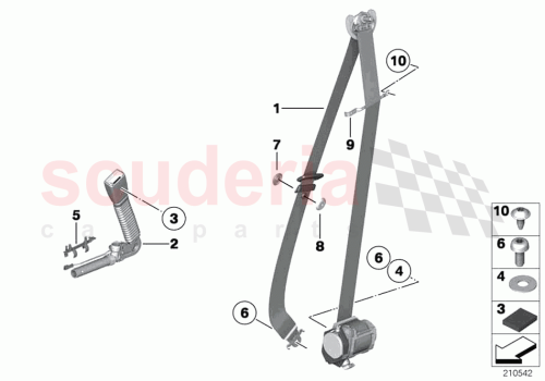 Part Diagram for Rolls Royce 72117250414