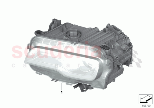 Part Diagram for Rolls Royce 63125A0B4D1