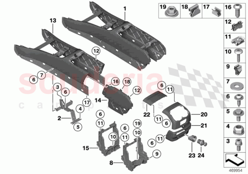 Part Diagram for Rolls Royce 51169242858