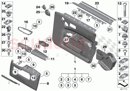 Part Diagram for Rolls Royce 51417427711