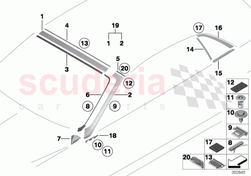 Part Diagram for Rolls Royce 51 37 7481891