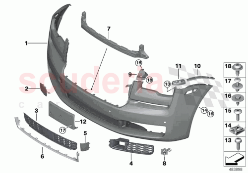 Part Diagram for Rolls Royce 51137446963