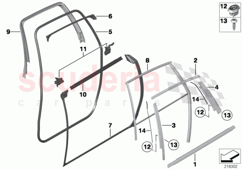 Part Diagram for Rolls Royce 51357474234