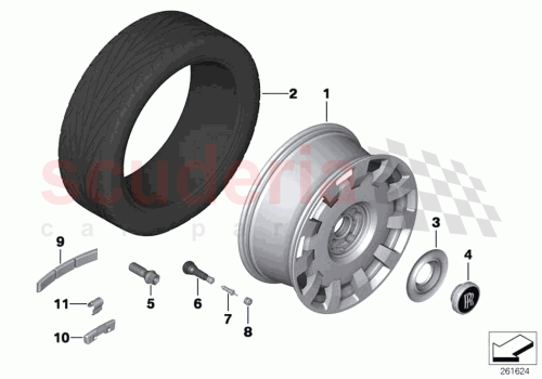 Part Diagram for Rolls Royce 36116857737