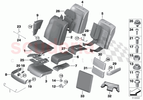 Part Diagram for Rolls Royce 52209871801