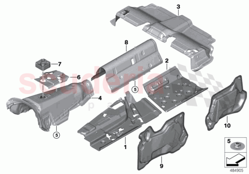 Part Diagram for Rolls Royce 51487951067