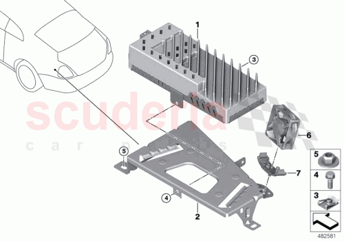 Part Diagram for Rolls Royce 65122622885