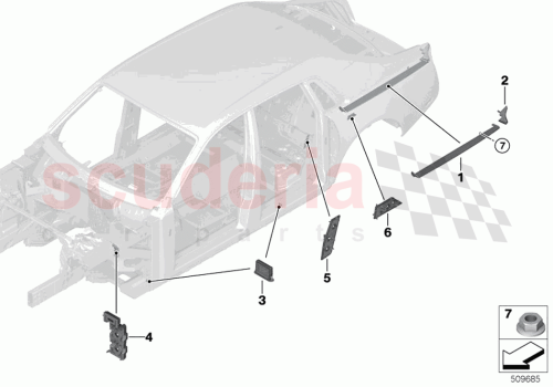Part Diagram for Rolls Royce 41009625652