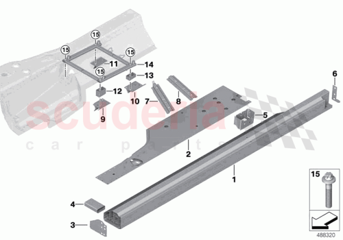Part Diagram for Rolls Royce 41008494573