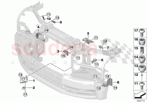 Part Diagram for Rolls Royce 41007399858