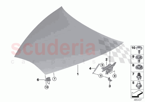 Part Diagram for Rolls Royce 51237415317