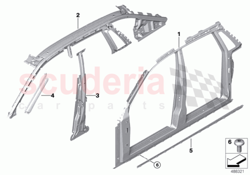 Part Diagram for Rolls Royce 41 12 8494662