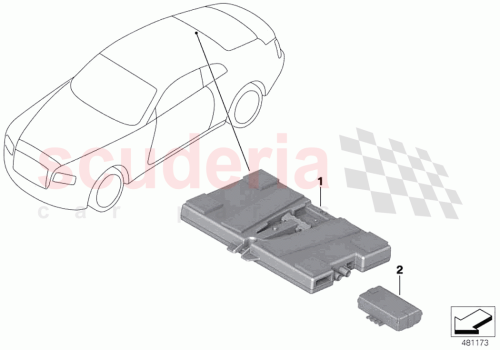 Part Diagram for Rolls Royce 84109843933