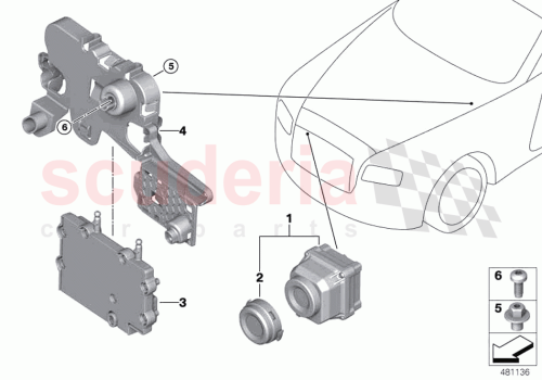 Part Diagram for Rolls Royce 66549322653