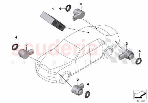 Part Diagram for Rolls Royce 66206846894