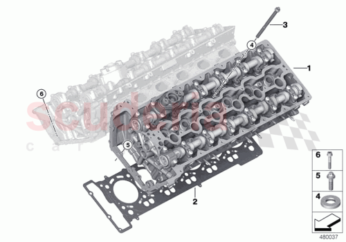 Part Diagram for Rolls Royce 11128672109