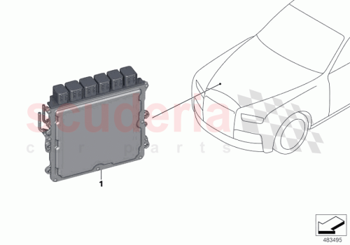 Part Diagram for Rolls Royce 12148742489