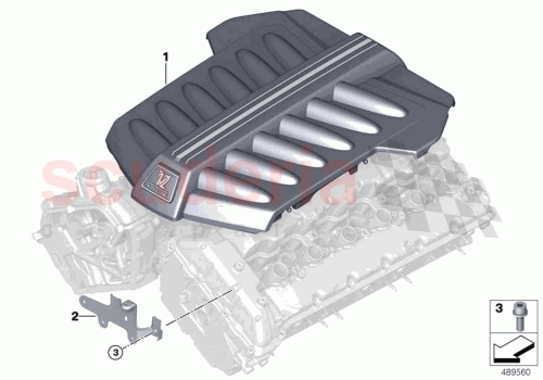 Part Diagram for Rolls Royce 11148638452