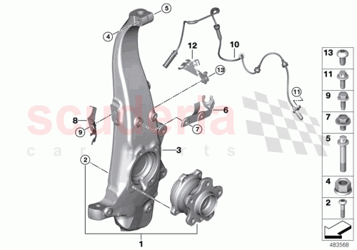 Part Diagram for Rolls Royce 31206870044