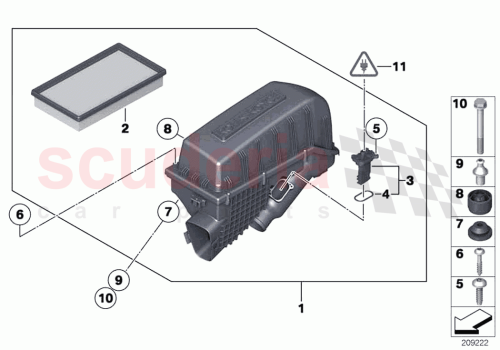 Part Diagram for Rolls Royce 07129909365