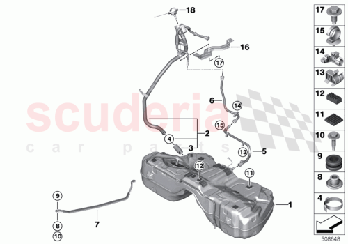 Part Diagram for Rolls Royce 16127313557