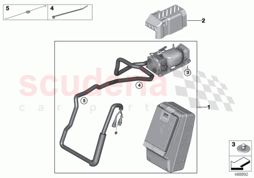 Part Diagram for Rolls Royce 64116818581