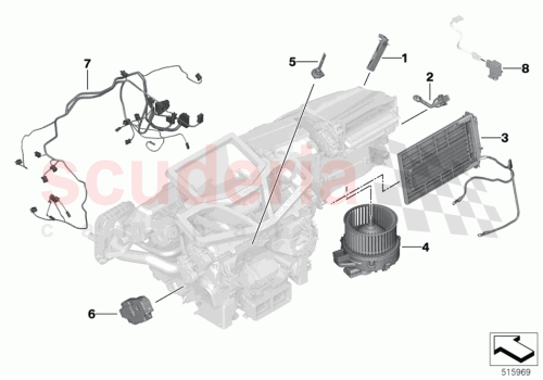 Part Diagram for Rolls Royce 64119384023