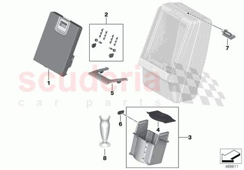 Part Diagram for Rolls Royce 64119213984