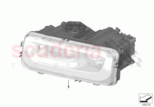 Part Diagram for Rolls Royce 63115A34A66