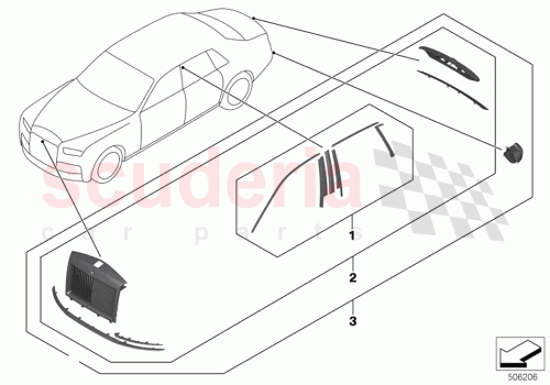 Part Diagram for Rolls Royce 51135A0EDD2