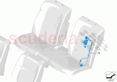Part Diagram for Rolls Royce 61128795587