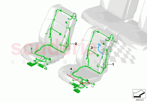 Part Diagram for Rolls Royce 61128795566