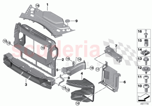 Part Diagram for Rolls Royce 51117491709