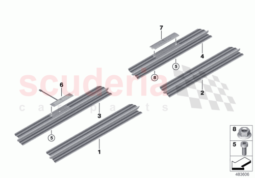 Part Diagram for Rolls Royce 51477499822