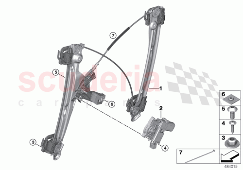 Part Diagram for Rolls Royce 51338491027