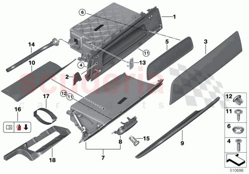 Part Diagram for Rolls Royce 51 16 9483326