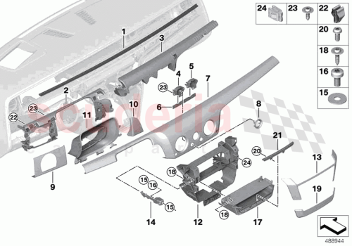 Part Diagram for Rolls Royce 51459347962