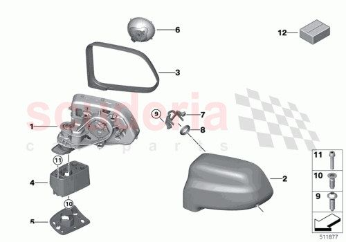 Part Diagram for Rolls Royce 51167451475
