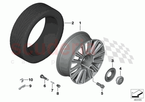 Part Diagram for Rolls Royce 36126872148