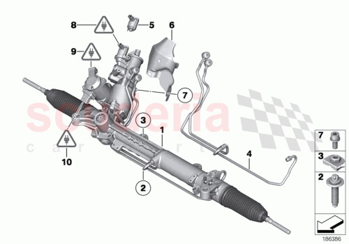 Part Diagram for Rolls Royce 32106859612