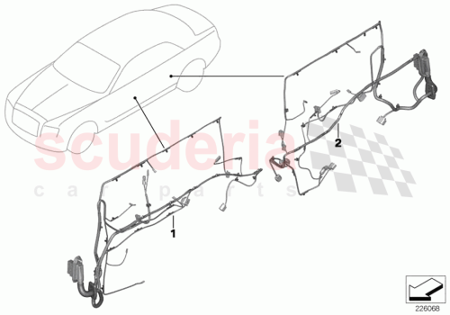 Part Diagram for Rolls Royce 61129307814