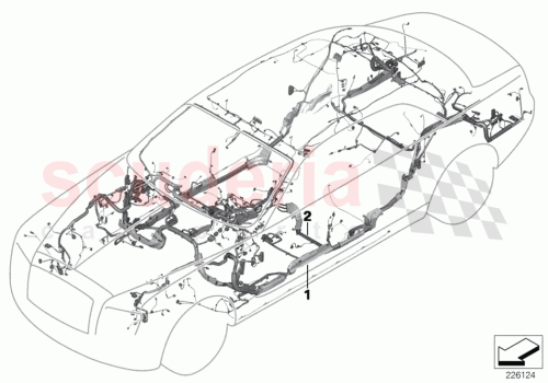 Part Diagram for Rolls Royce 61112354460