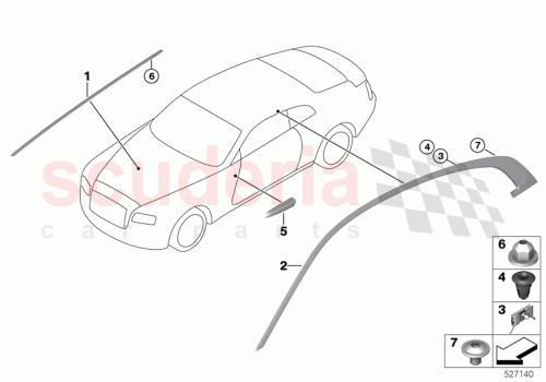 Part Diagram for Rolls Royce 51 13 7378316