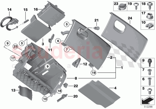 Part Diagram for Rolls Royce 51 16 9224503